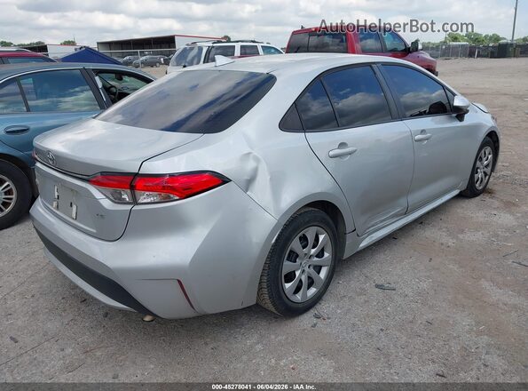 5YFEPRAE8LP109851 2020 TOYOTA COROLLA Silver Rear right
