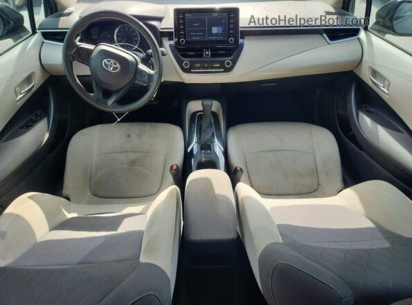 5YFEPRAE9LP004283 2020 TOYOTA COROLLA Black Dashboard view