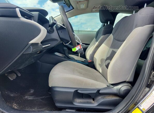 5YFEPRAE9LP004283 2020 TOYOTA COROLLA Black Front interior view