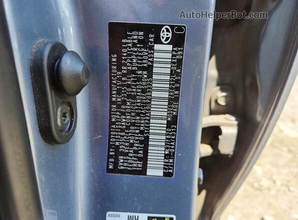 5YFEPRAE9LP083325 2020 TOYOTA COROLLA Gray Engine compartment view