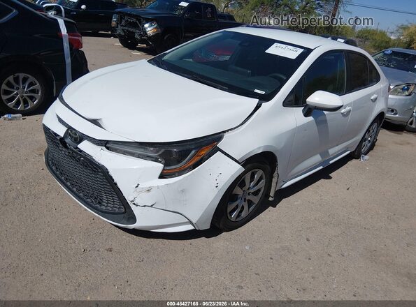 5YFEPRAE9LP103833 2020 TOYOTA COROLLA White Vista tres cuartos delantera izquierda