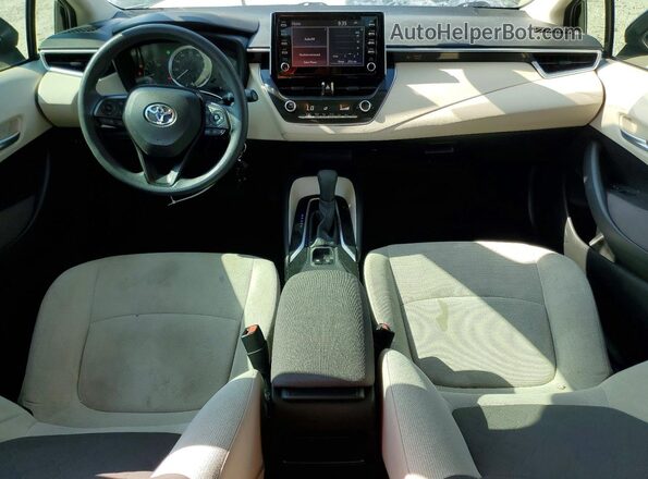 5YFEPRAE9LP125816 2020 TOYOTA COROLLA Black Widok deski rozdzielczej