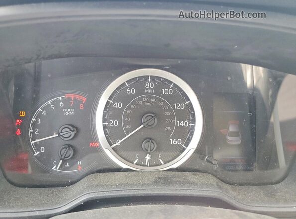 5YFEPRAE9LP139327 2020 TOYOTA COROLLA Черный Вид щитка приборов