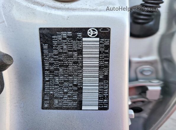 5YFEPRAE9LP141949 2020 TOYOTA COROLLA Silver 