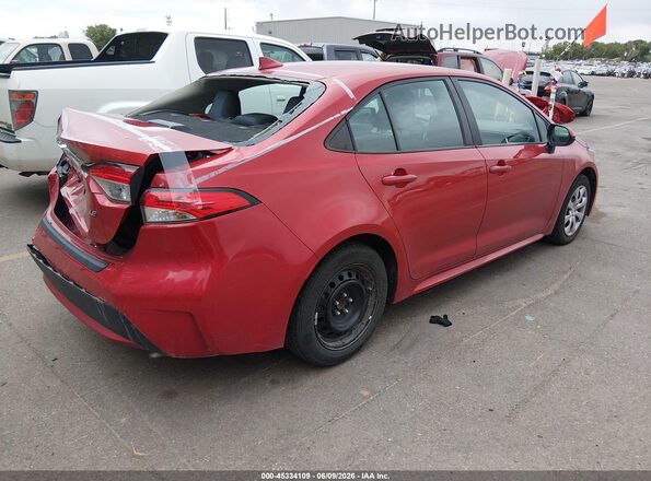 5YFEPRAEXLP145248 2020 TOYOTA COROLLA Red უკანა მარჯვენა