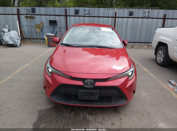 5YFEPRAEXLP145248 2020 TOYOTA COROLLA Red ხელსაწყოთა პანელის ხედი