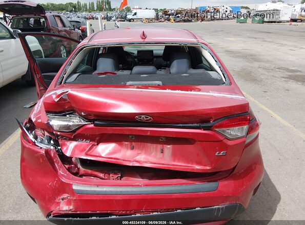 5YFEPRAEXLP145248 2020 TOYOTA COROLLA Red წინა ხედი