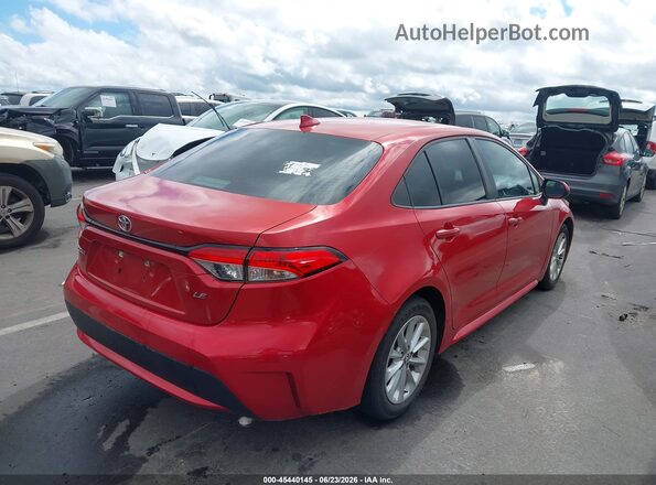 5YFHPRAE2LP026039 2020 TOYOTA COROLLA Red უკანა მარჯვენა