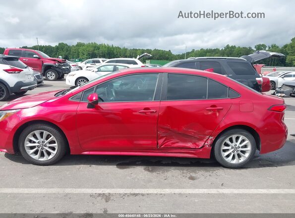 5YFHPRAE2LP026039 2020 TOYOTA COROLLA Red სალონის 360-გრადუსიანი ხედი