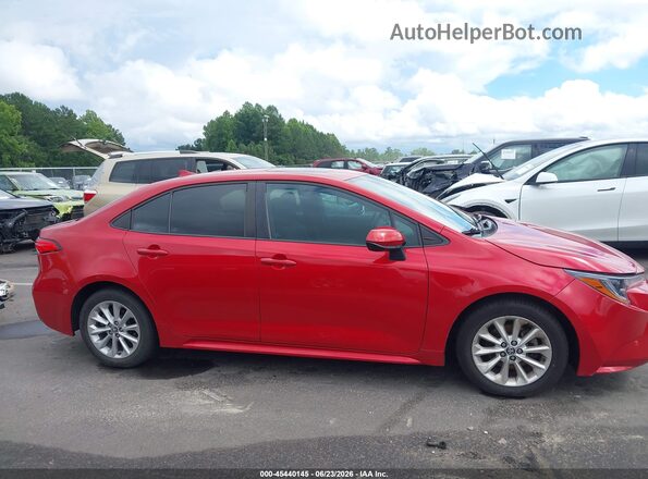 5YFHPRAE2LP026039 2020 TOYOTA COROLLA Red უკანა სალონის ხედი