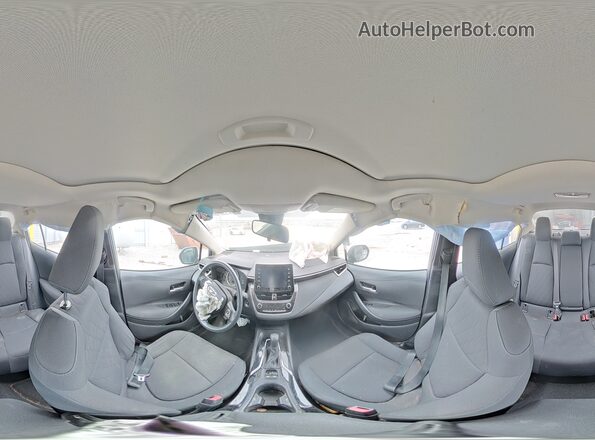 5YFHPRAE5LP026052 2020 TOYOTA COROLLA Blue Vista de la etiqueta del VIN