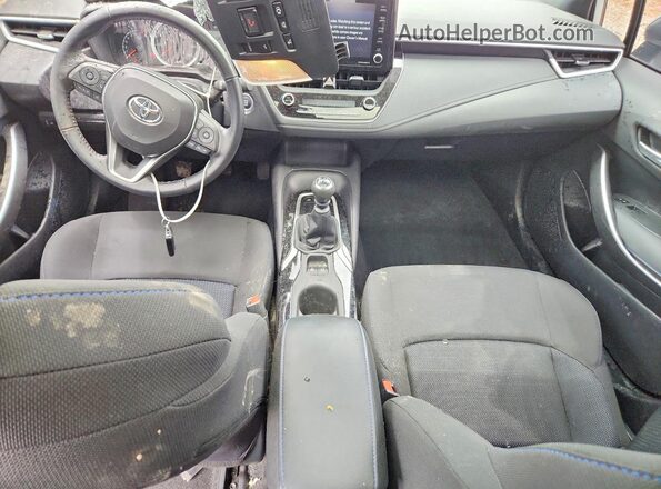 5YFM4MCE3NP134180 2022 TOYOTA COROLLA Silver Առջևի վահանակի տեսք