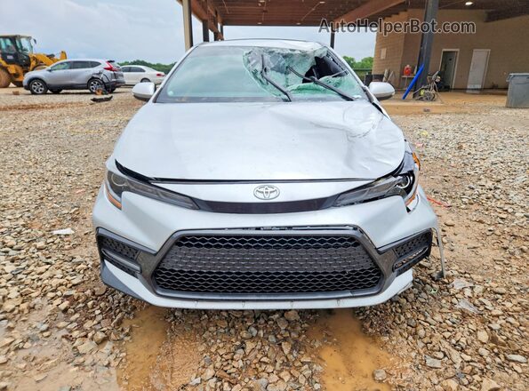 5YFM4MCE3NP134180 2022 TOYOTA COROLLA Silver Դիմացի տեսք