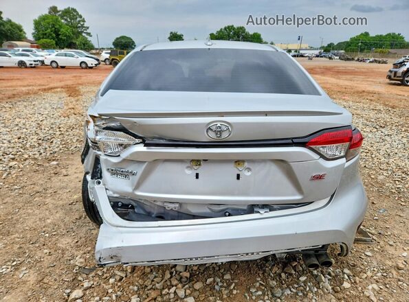 5YFM4MCE3NP134180 2022 TOYOTA COROLLA Silver Հետևի տեսք