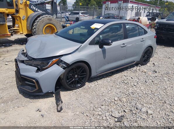 5YFM4MCEXMP073148 2021 TOYOTA COROLLA Gray წინა მარცხენა ხედი სამი მეოთხედიდან