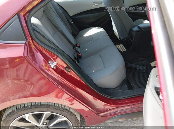 5YFP4MCE1NP120064 2022 TOYOTA COROLLA Maroon VIN sticker view