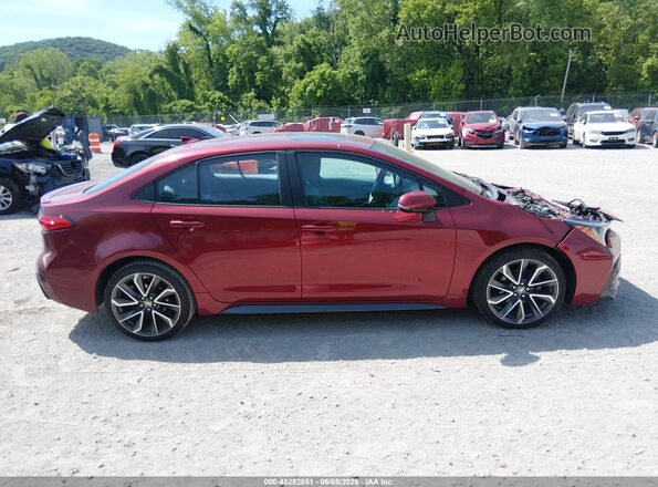5YFP4MCE1NP120064 2022 TOYOTA COROLLA Maroon 360 interior view