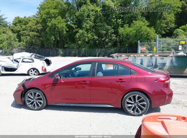 5YFP4MCE1NP120064 2022 TOYOTA COROLLA Maroon 