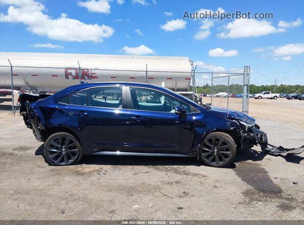 5YFP4MCE1PP150944 2023 TOYOTA COROLLA Blue Instrument cluster view