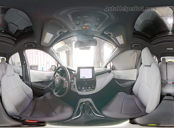 5YFP4MCE2PP146210 2023 TOYOTA COROLLA Gray Vista interior de 360 grados