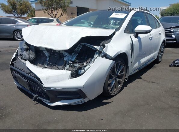 5YFP4MCE3NP108336 2022 TOYOTA COROLLA White Առջևի ձախ երեք քառորդ տեսարան