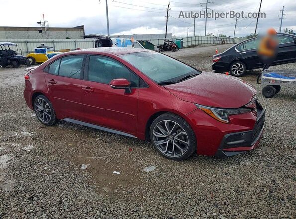 5YFP4MCE7NP101406 2022 TOYOTA COROLLA Red 