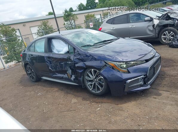 5YFP4MCE7NP108565 2022 TOYOTA COROLLA Синий Вид задней части салона