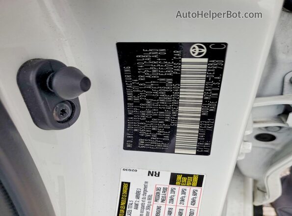 5YFP4MCE7RP206405 2024 TOYOTA COROLLA Белый 