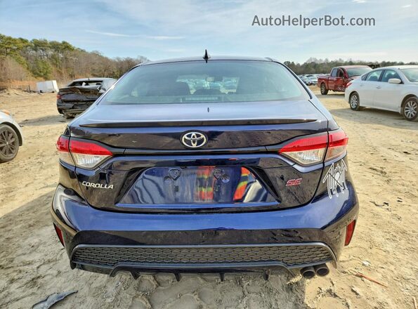 5YFP4MCEXMP074846 2021 TOYOTA COROLLA Blue Rear view