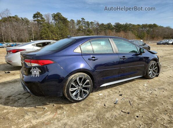5YFP4MCEXMP074846 2021 TOYOTA COROLLA Blue Rear right
