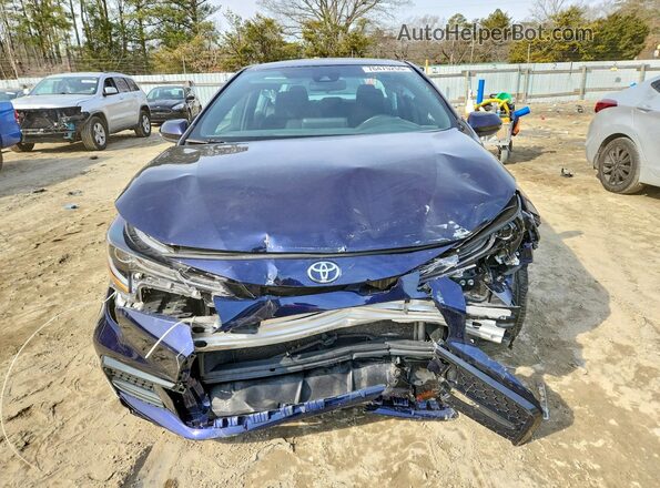 5YFP4MCEXMP074846 2021 TOYOTA COROLLA Blue Front view