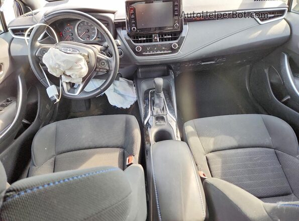 5YFP4MCEXMP074846 2021 TOYOTA COROLLA Blue Dashboard view