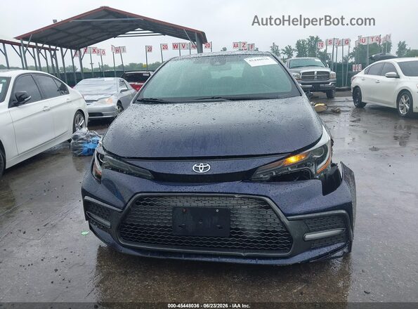 5YFP4MCEXMP076743 2021 TOYOTA COROLLA Blue Вид спереду