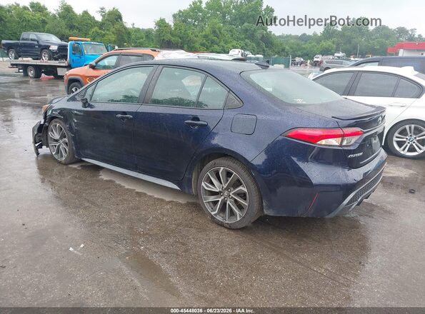 5YFP4MCEXMP076743 2021 TOYOTA COROLLA Blue Задня ліва чверть