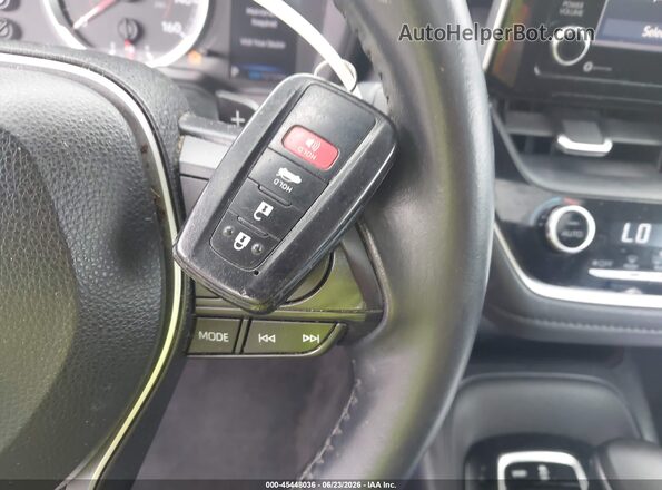 5YFP4MCEXMP076743 2021 TOYOTA COROLLA Blue Вид панелі приладів