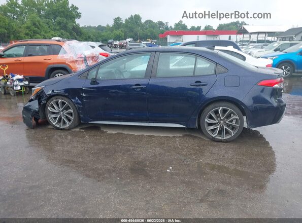 5YFP4MCEXMP076743 2021 TOYOTA COROLLA Blue 