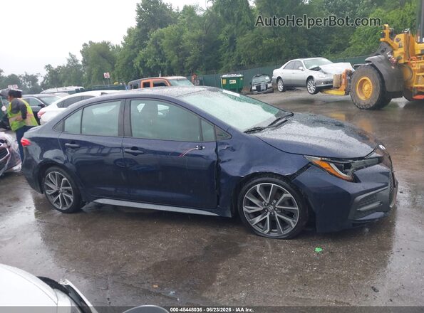 5YFP4MCEXMP076743 2021 TOYOTA COROLLA Blue 