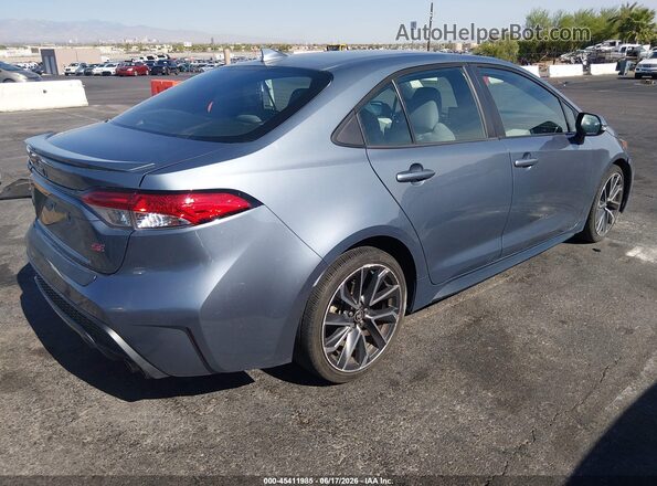 5YFP4RCE8LP057555 2020 TOYOTA COROLLA Gray Հետևի աջ