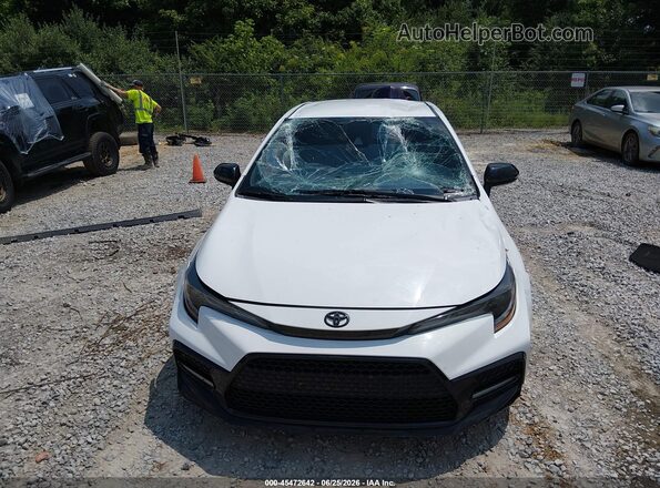 5YFS4MCE0MP066281 2021 TOYOTA COROLLA White Vista del cuadro de instrumentos