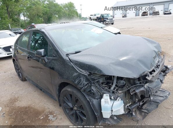 5YFS4MCE0MP072551 2021 TOYOTA COROLLA Black Front view