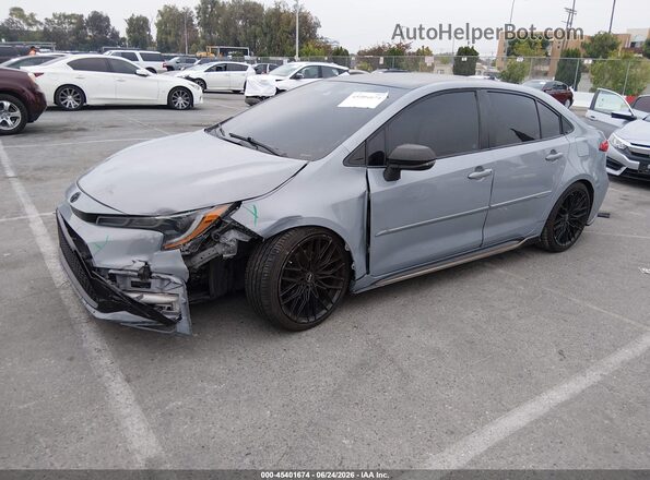 5YFS4MCE0MP077877 2021 TOYOTA COROLLA Синий Передняя левая четверть