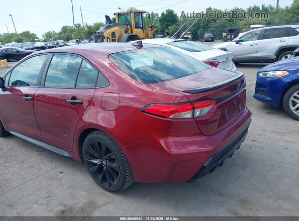 5YFS4MCE0NP116310 2022 TOYOTA COROLLA Red უკანა მარცხენა