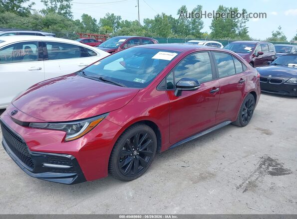 5YFS4MCE0NP116310 2022 TOYOTA COROLLA Red წინა მარცხენა ხედი სამი მეოთხედიდან