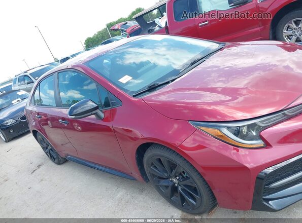 5YFS4MCE0NP116310 2022 TOYOTA COROLLA Red უკანა სალონის ხედი