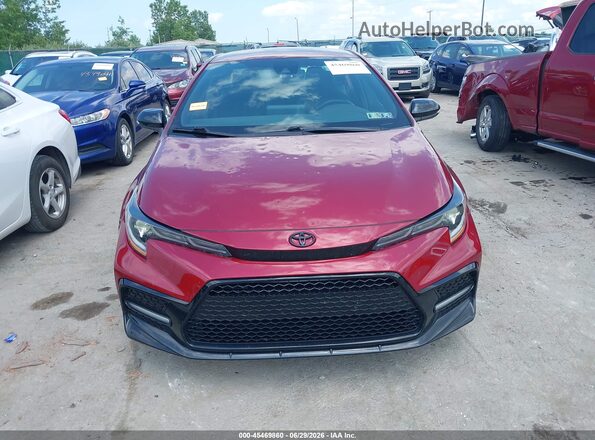 5YFS4MCE0NP116310 2022 TOYOTA COROLLA Red ხელსაწყოთა პანელის ხედი
