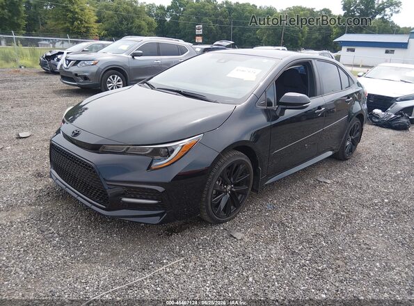 5YFS4MCE0NP129302 2022 TOYOTA COROLLA Black Przód lewy