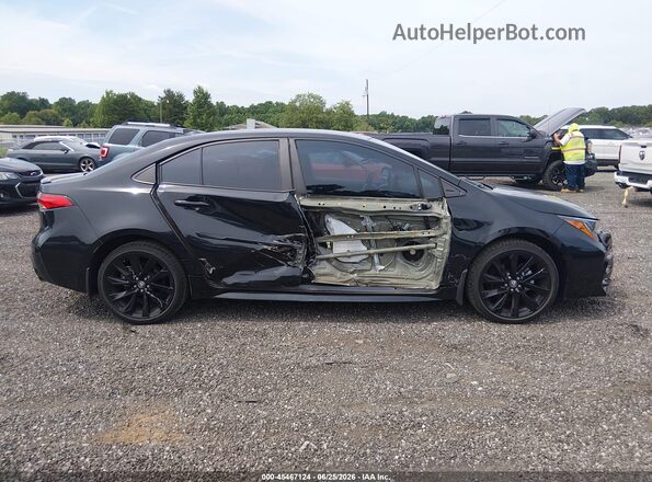 5YFS4MCE0NP129302 2022 TOYOTA COROLLA Black Widok wnętrza z tyłu
