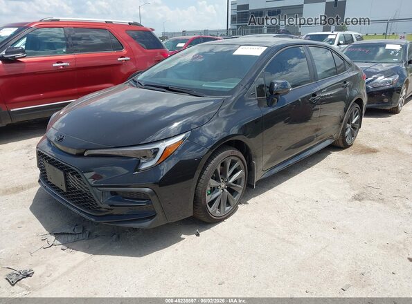 5YFS4MCE0TP276748 2026 TOYOTA COROLLA Black Առջևի ձախ երեք քառորդ տեսարան