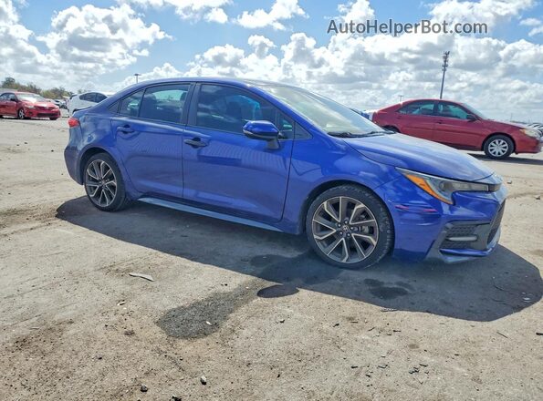 5YFS4MCE1MP068413 2021 TOYOTA COROLLA Blue 