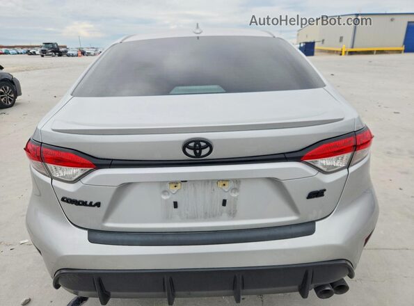 5YFS4MCE1RP181687 2024 TOYOTA COROLLA Silver Հետևի տեսք